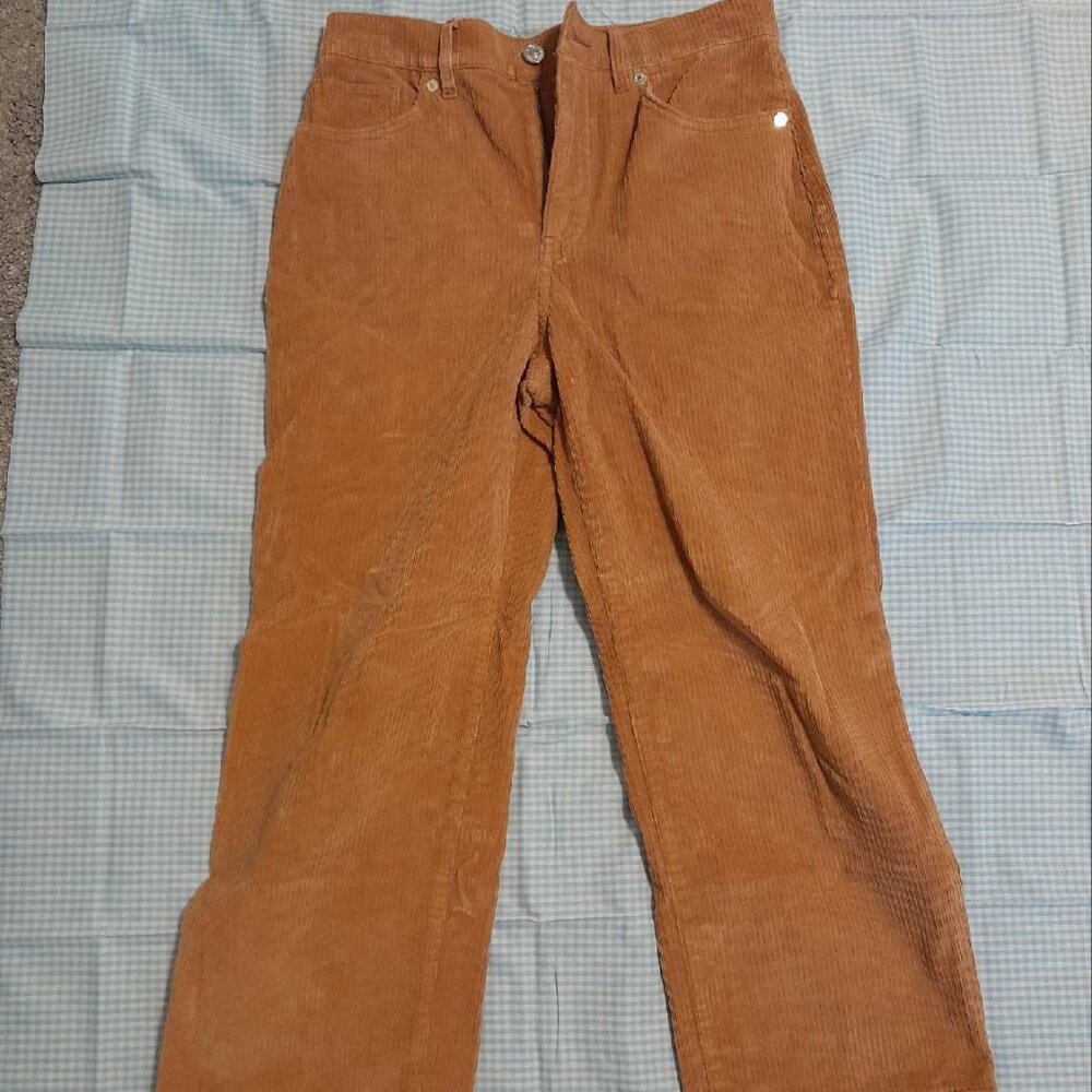 Cropped Wide Leg Express Corduroys Size 2